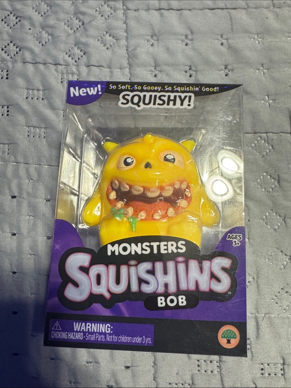 Monsters Bob Yellow Squishy Toy